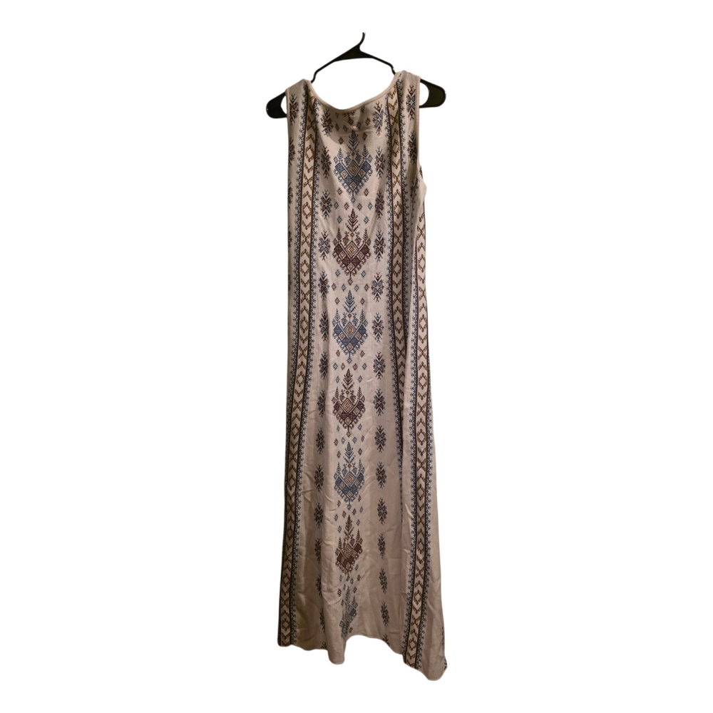Peruvian Connection Maxi Knit Dress Tribal Sleeveless Beachy Size XL - Picture 2 of 10